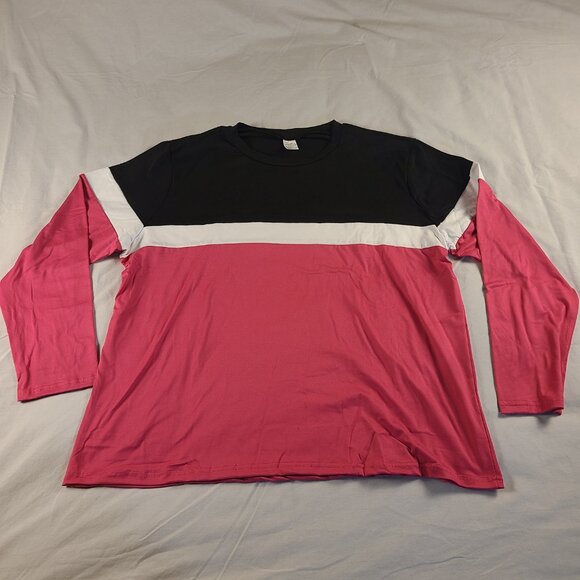 Men's-Women's Pajamas long sleeve shirt and pants 3XL Black & Pink New - Picture 7 of 11